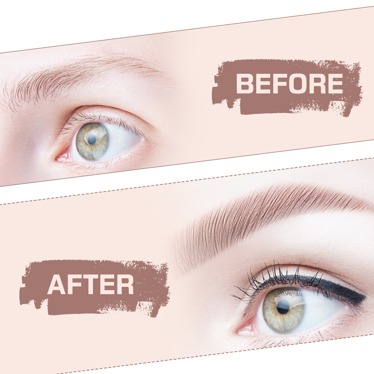 Gel transparente para cejas