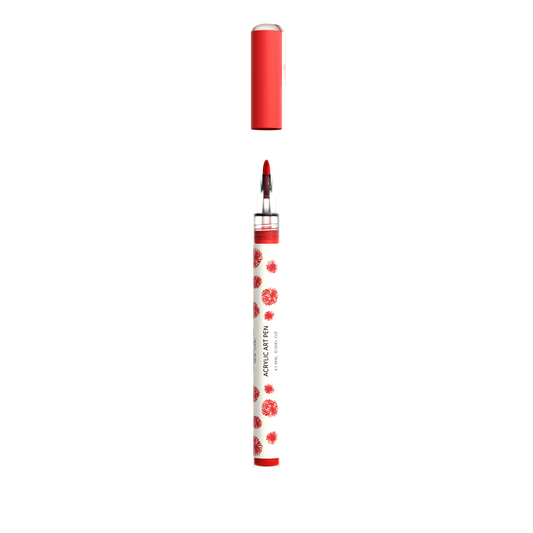 Pluma de Arte Roja
