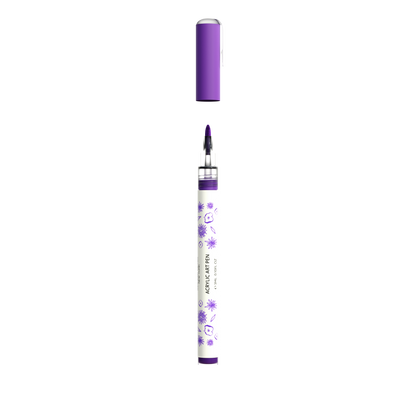 Bolígrafo de arte morado