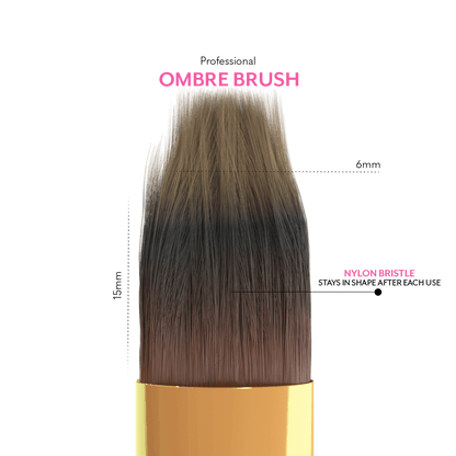 Pincel profesional de gel para uñas Ombre