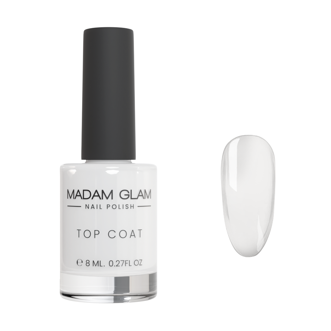 Capa superior de esmalte de uñas