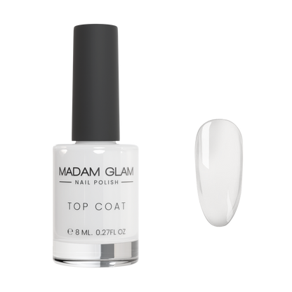 Capa superior de esmalte de uñas