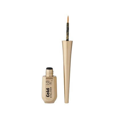 Gold and Silver Eyeliner
