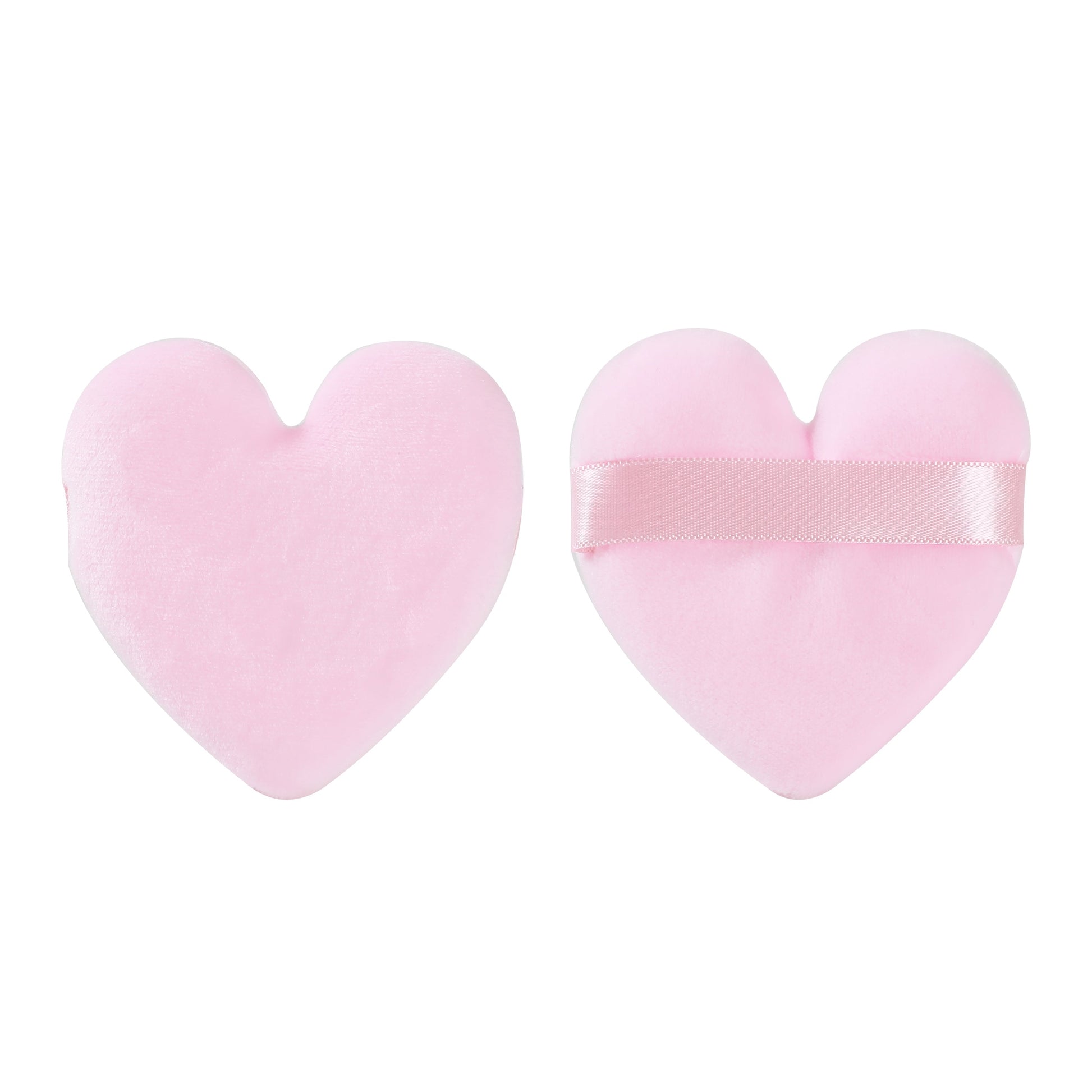 PxLook Heart Cosmetic Puff Set, powder puffs, powder puff set, makeup powder puffs