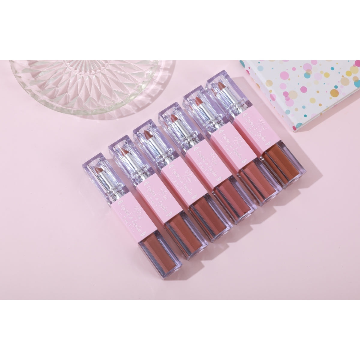 PXLOOK 2 IN 1 LIPSTICK & LIP GLOSS