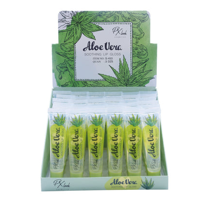 PxLook Aloe Vera Lip Gloss, scented lip gloss, clear lip gloss, high shine lip gloss