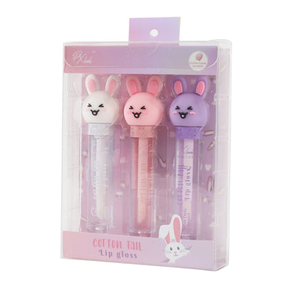 PxLook Cotton Tail Lip Gloss Set, scented lip glosses, best lip gloss, cotton candy lip gloss
