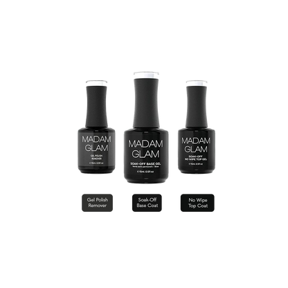 "Base Coat, Top Coat & Remover" Bundle
