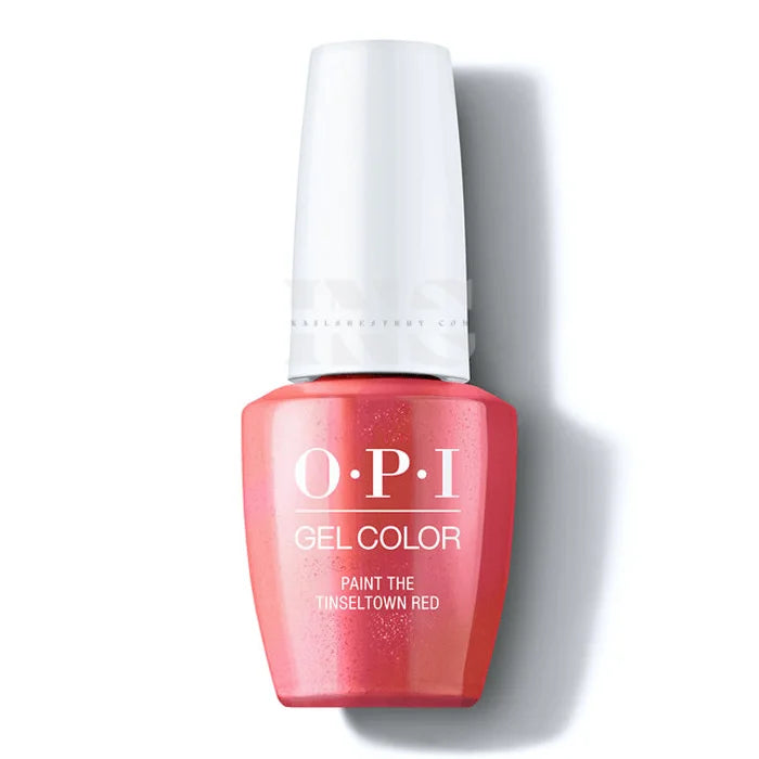 OPI Gel Color - Holiday Celebration 2021 - Paint The Tinsel Town Red GC N06