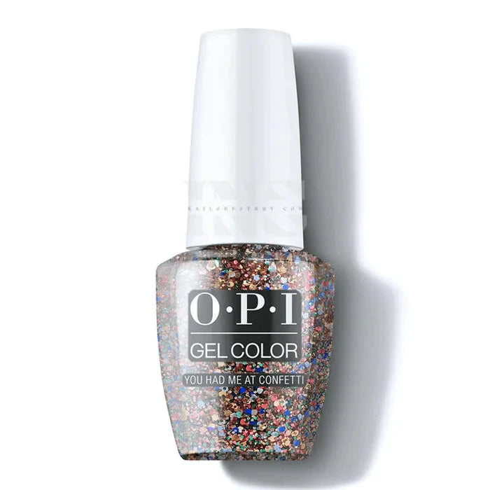OPI Gel Color - Holiday Celebration 2021 - You Had Me At Confetti GC N15