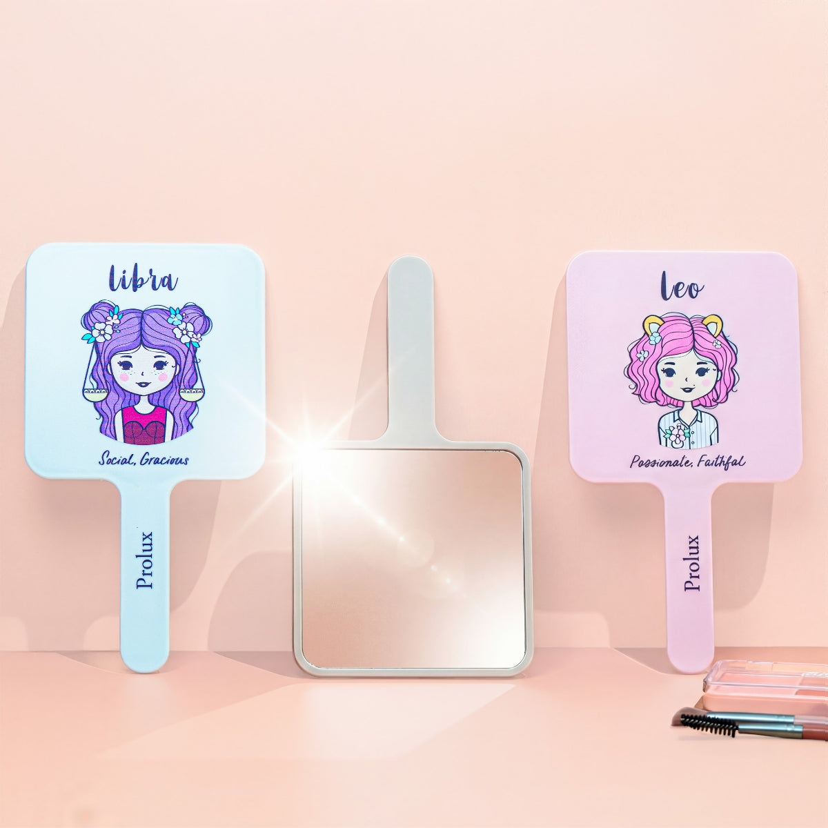 Prolux Zodiac Sign Hand Held Mirror for Full Face View – Prolux