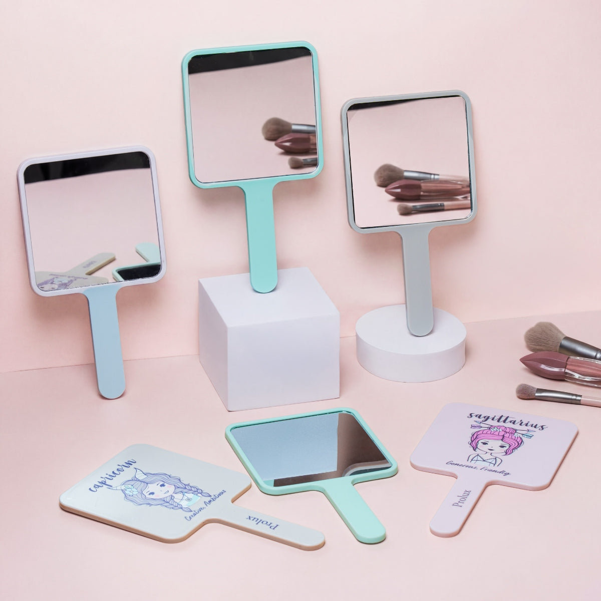 Prolux Zodiac Sign Hand Held Mirror for Full Face View – Prolux