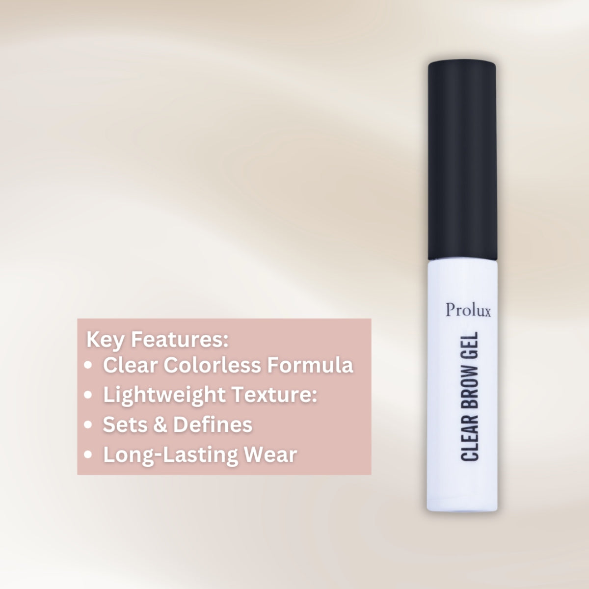 Gel transparente para cejas