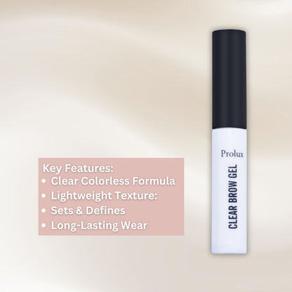 Gel transparente para cejas