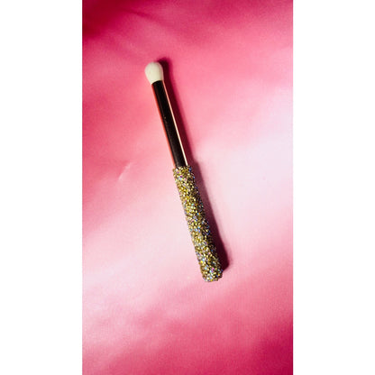 Brocha de sombras de ojos con mango de purpurina