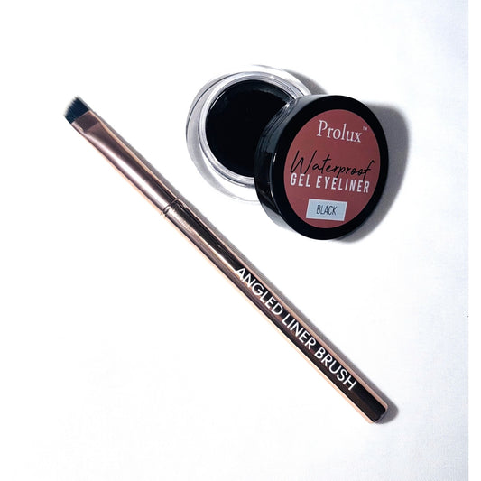 Rose Gold Angled Liner Brush