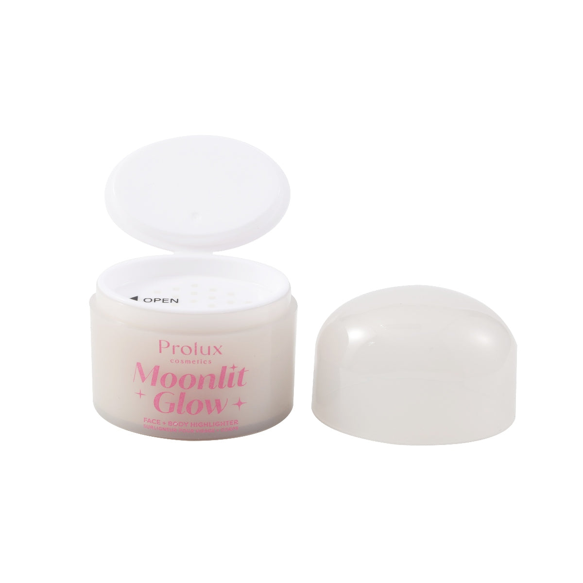 Resplandor a la luz de la luna: Iluminador facial y corporal