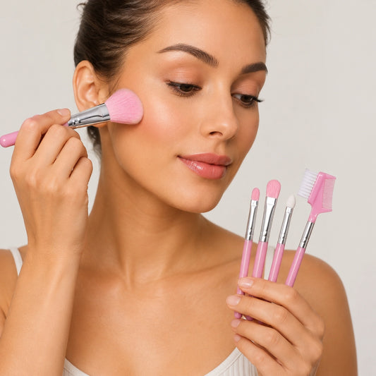 Brocha de Maquillaje: Juego de 5 Brochas
