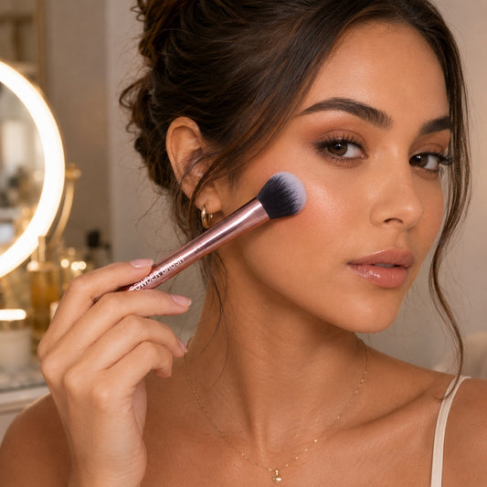Rose Gold Powder Brush