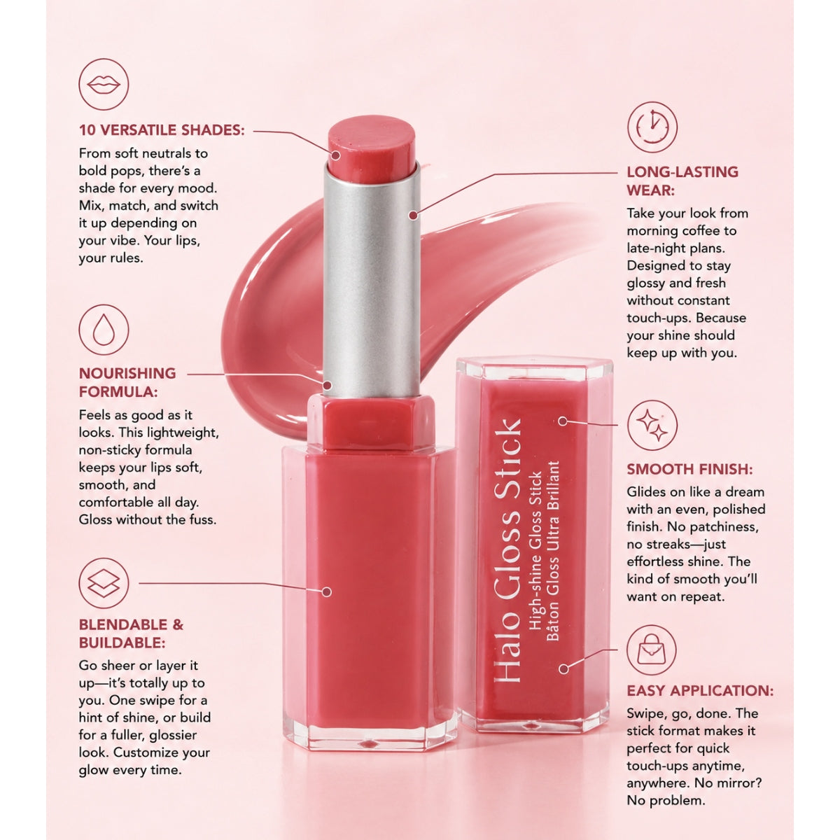 Halo Gloss Stick - Barra de brillo de alto impacto