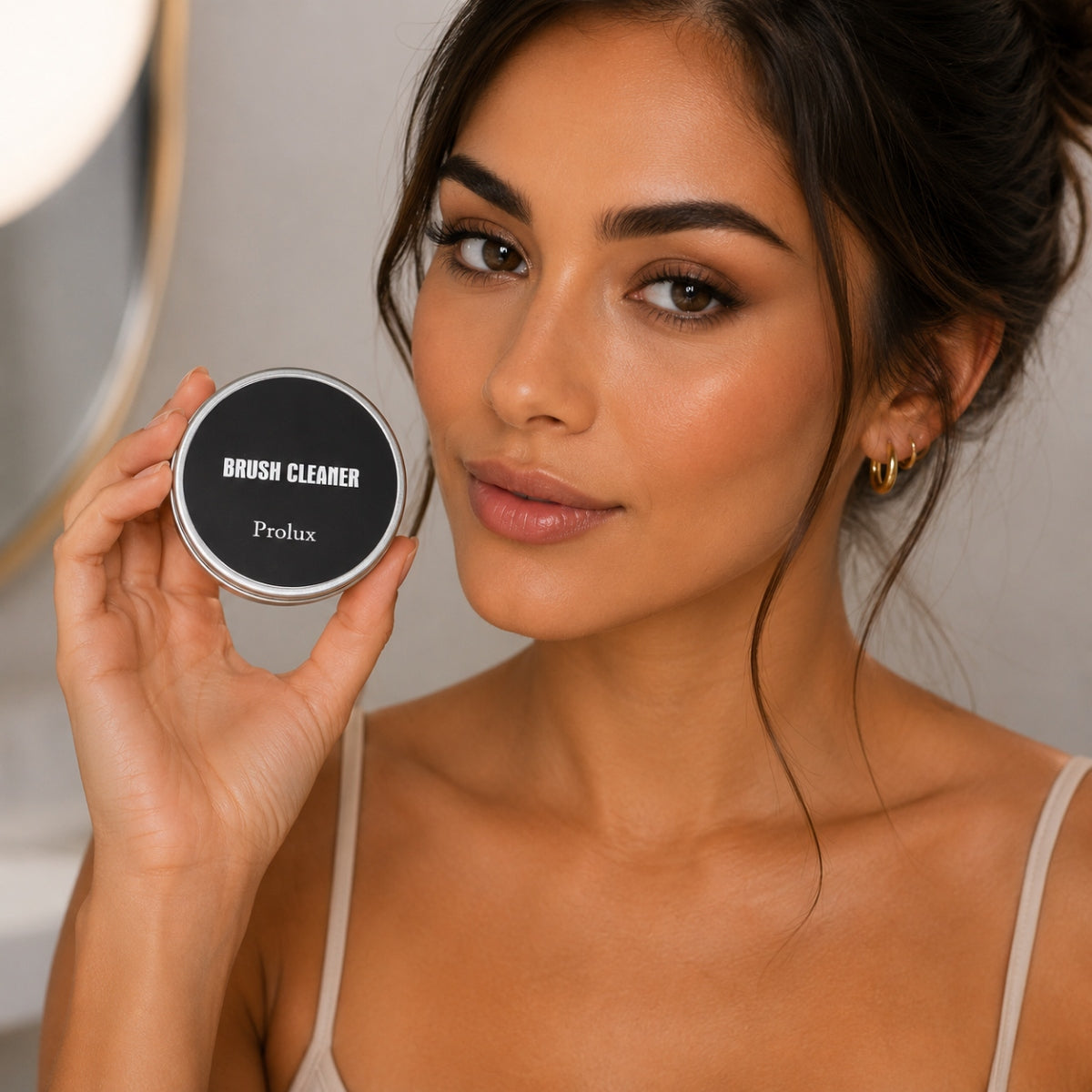 Esponja limpiadora de brochas de maquillaje