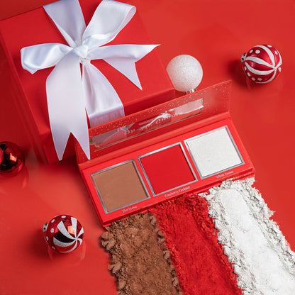 Oh My Gnome: 3 in 1 Face Palette, multi use face palette, face trio palette