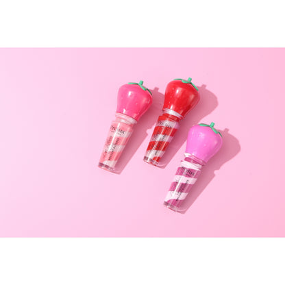 Brillo labial de fresa