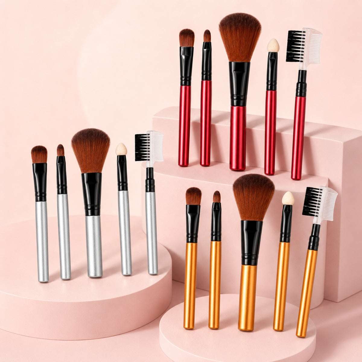 Makeup Brushes - 5pc Set