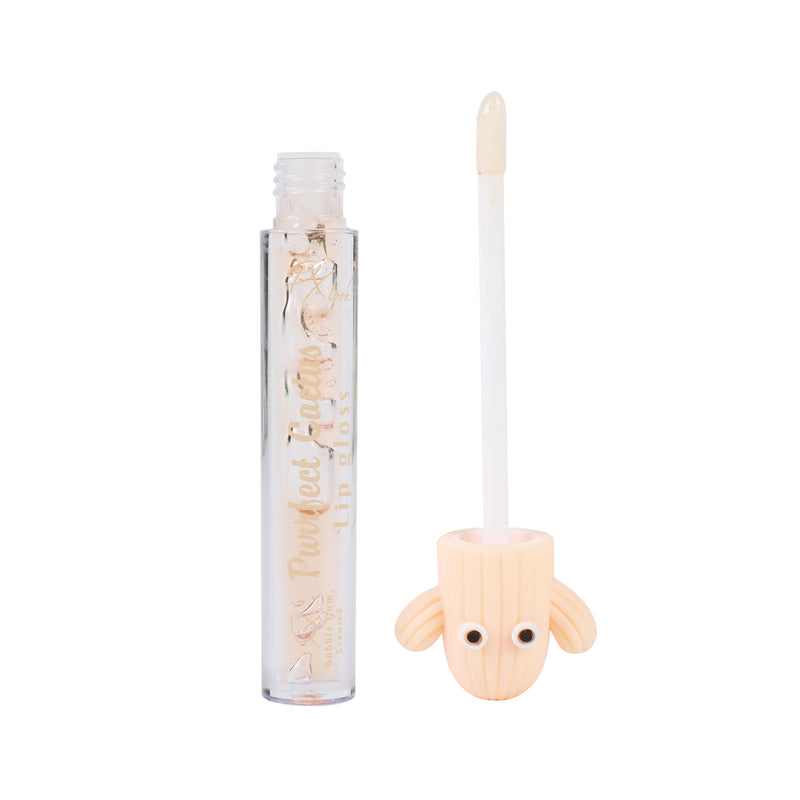 PxLook Purrfect Cactus Lip Gloss, scented lip gloss, best lip gloss, bubblegum lip gloss