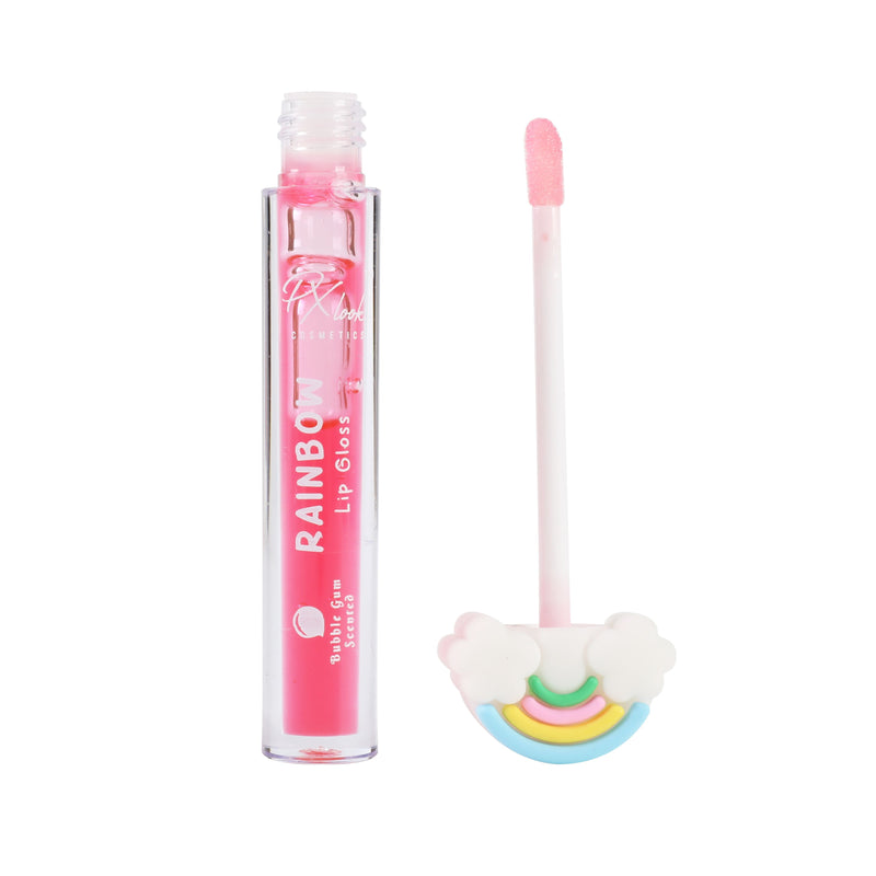 PxLook Rainbow Lip Gloss Set, scented lip glosses, best lip gloss, bubble gum lip gloss