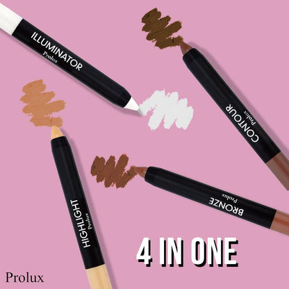 Face Sculpting Pencil Set, contour pencil, highlighter pencil