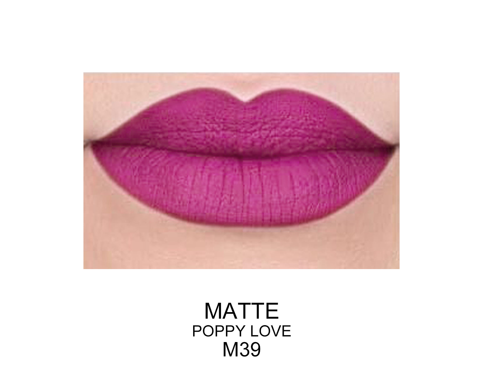 Long Lasting Matte Lip Gloss matte poppy love m39