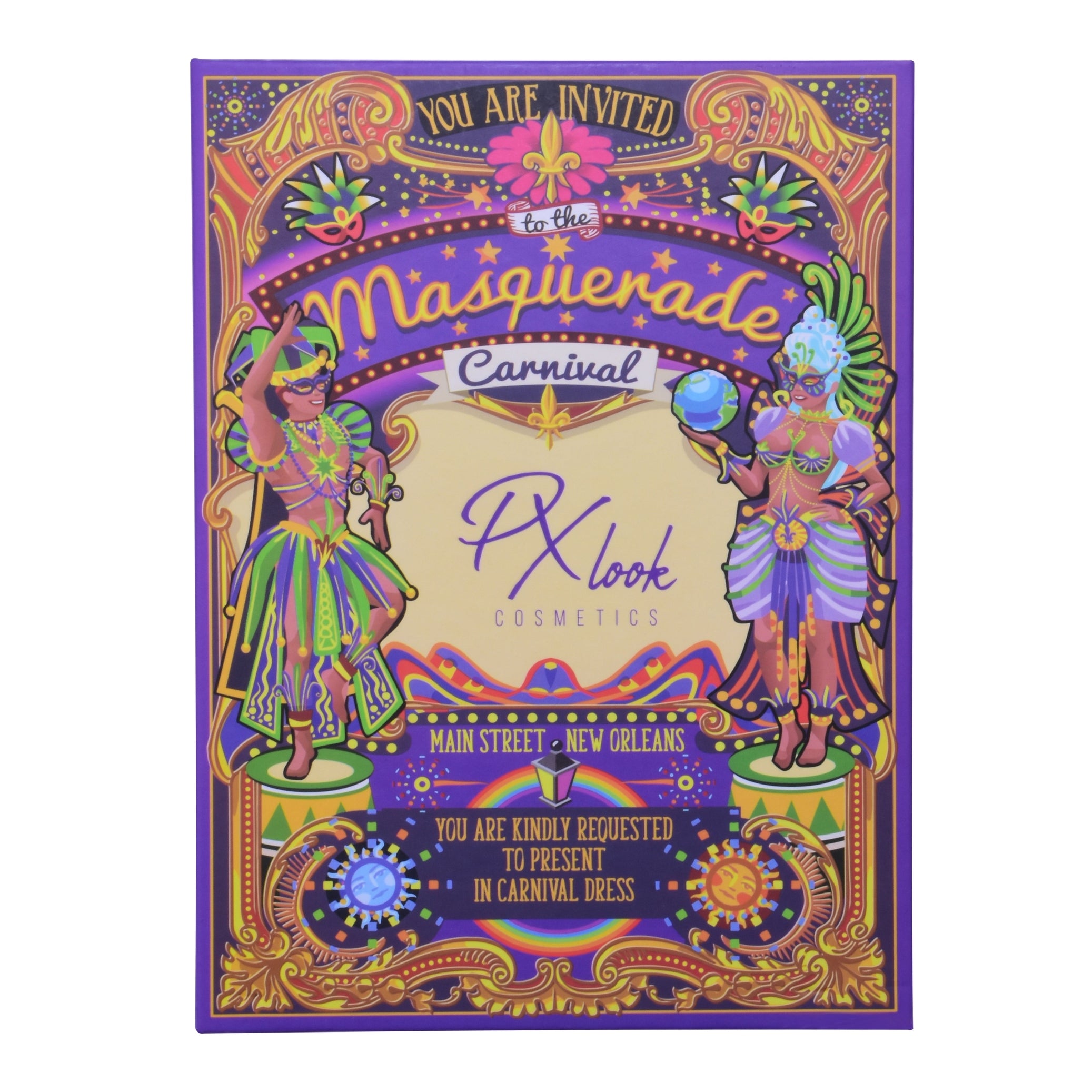 Masquerade Carnival Eyeshadow Palette, best eyeshadow palette, colorful eyeshadow palette, bright eyeshadow palette
