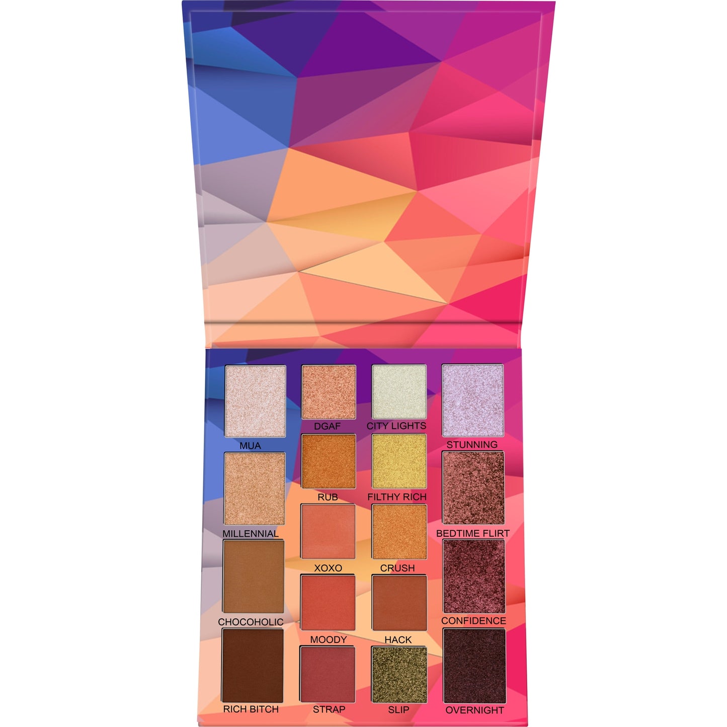 Prolux Prismatic Eyeshadow Palette, neutral eyeshadow palette, matte eyeshadow, shimmer eyeshadow palette