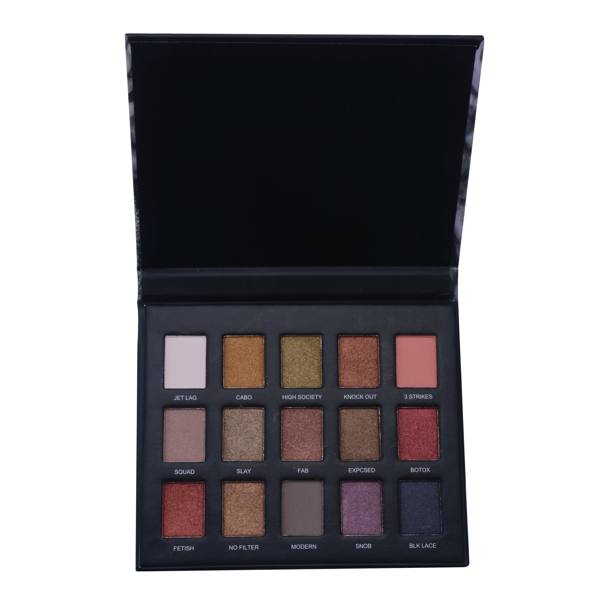 Prolux Cozy Up Eyeshadow Palette, colorful eyeshadow palette, shimmer eyeshadow palette, matte eyeshadow palette