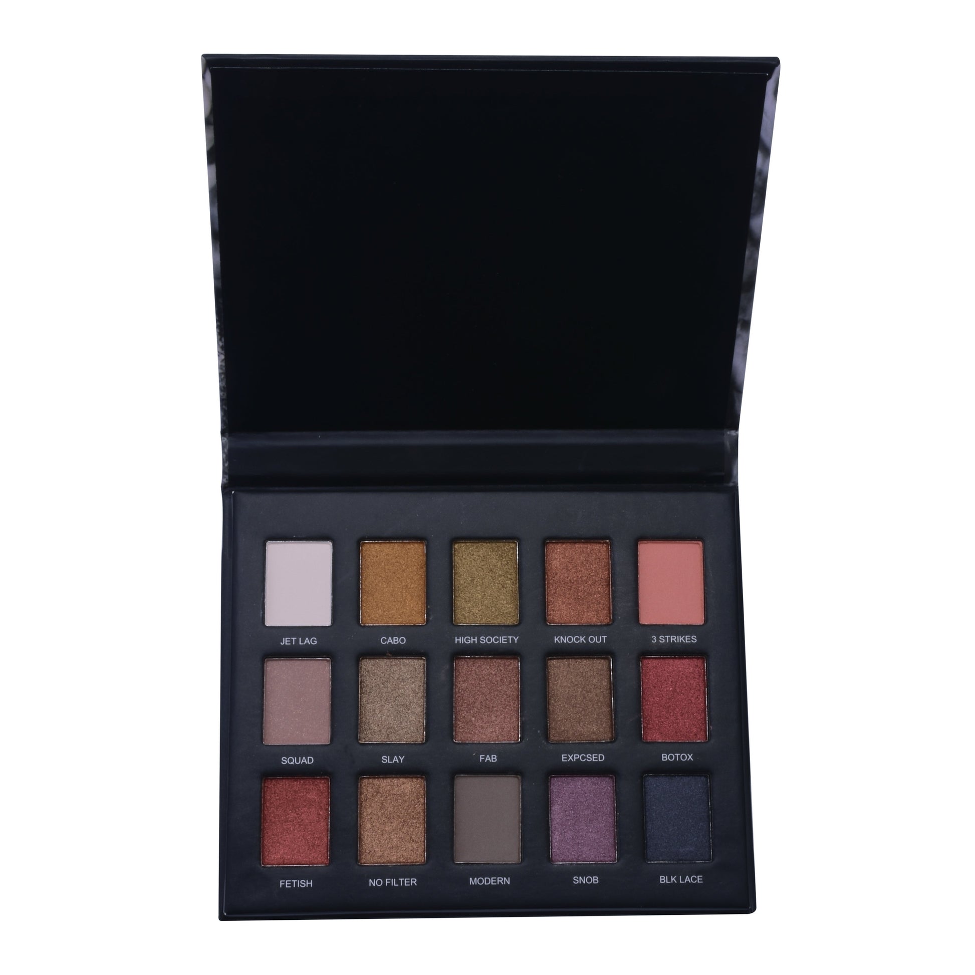 Prolux Cozy Up Eyeshadow Palette, colorful eyeshadow palette, shimmer eyeshadow palette, matte eyeshadow palette