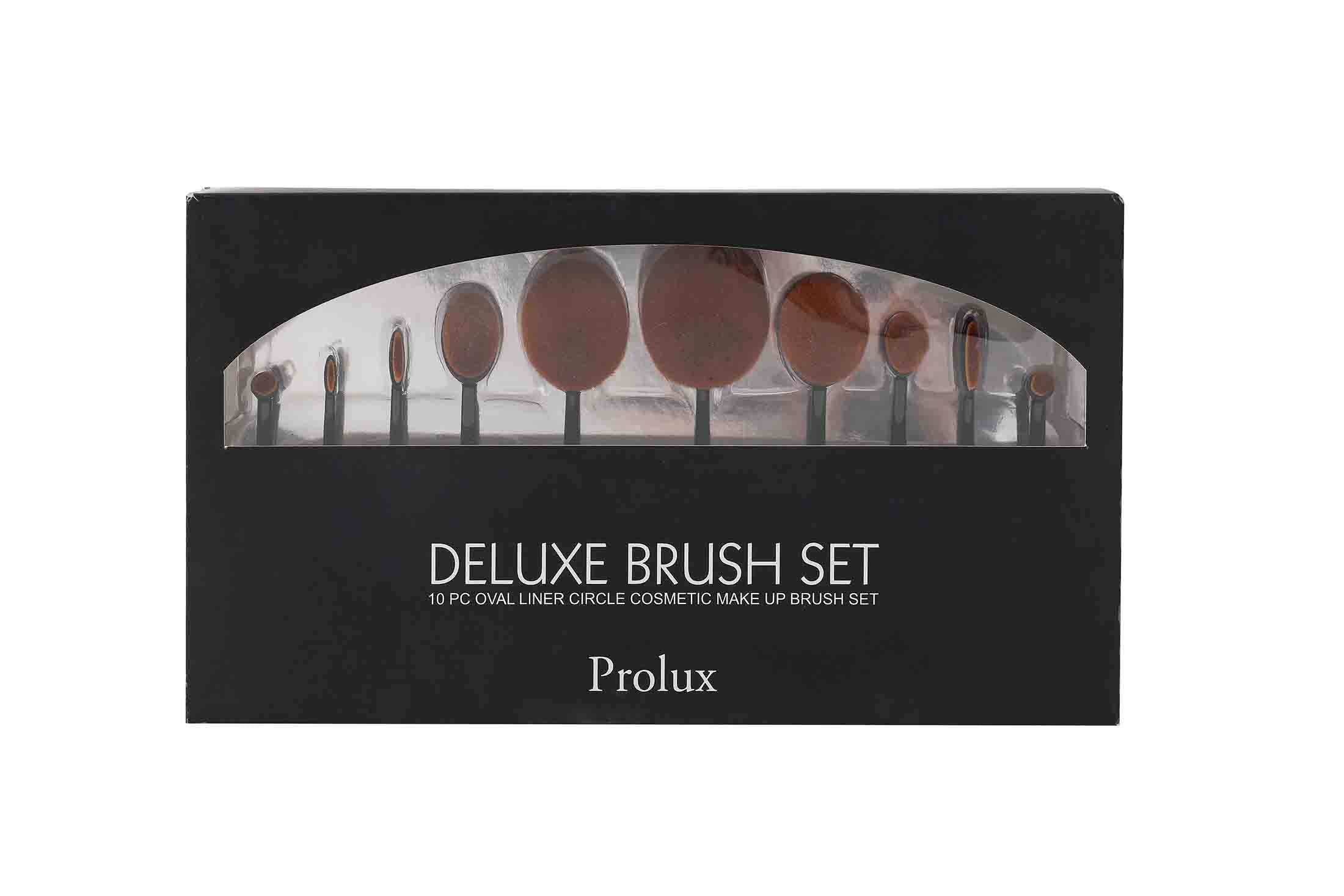 Oval Deluxe Brush Set