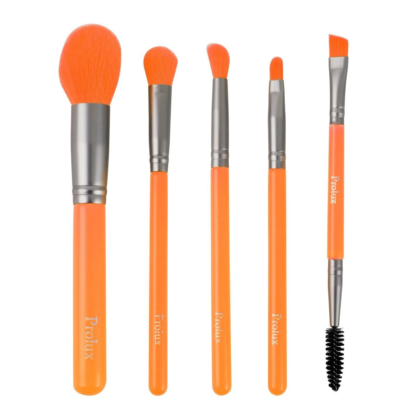 Prolux Deluxe 5 Piece Neon Brush Set, makeup brush set​,  best makeup brush set​