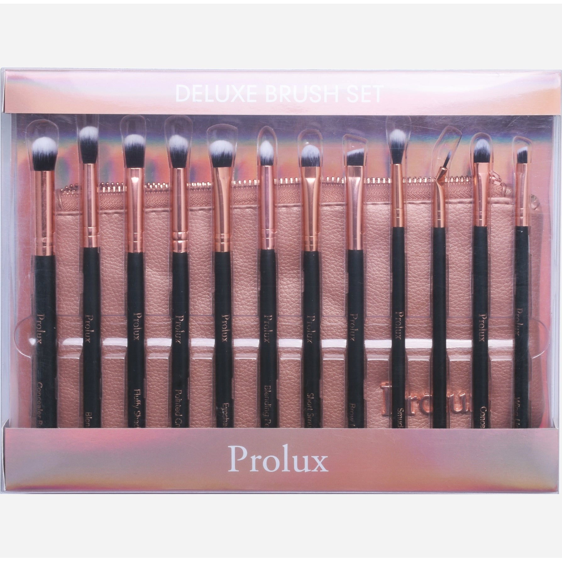 Prolux Deluxe 12 Piece Eye Makeup Brush Set, eye brush set​, eye makeup brush set​