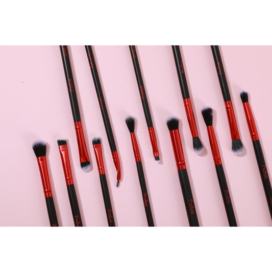 Prolux Deluxe Red Makeup Brush Set, makeup brush set​, best makeup brush set