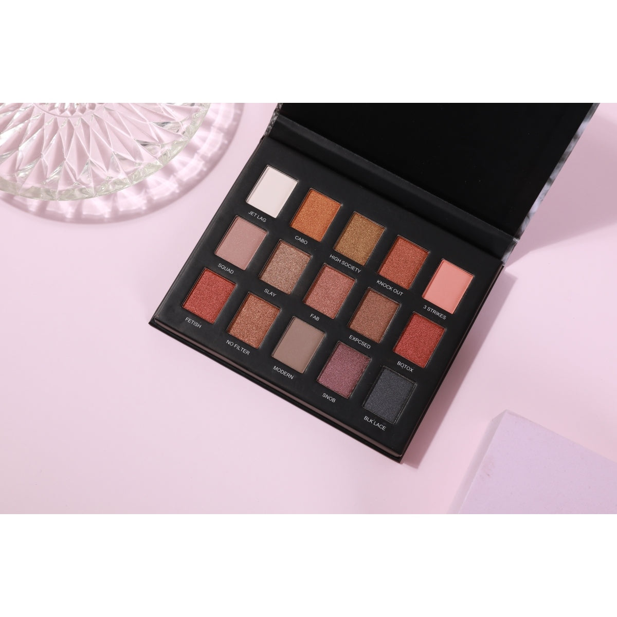 Prolux Cozy Up Eyeshadow Palette, colorful eyeshadow palette, shimmer eyeshadow palette, matte eyeshadow palette