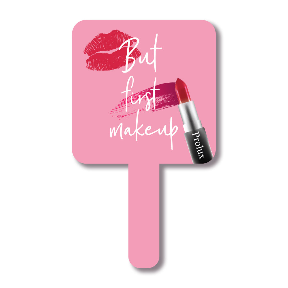 Prolux But First Makeup Handheld Mirror, hand held mirror, hand held makeup mirror, best makeup mirror
