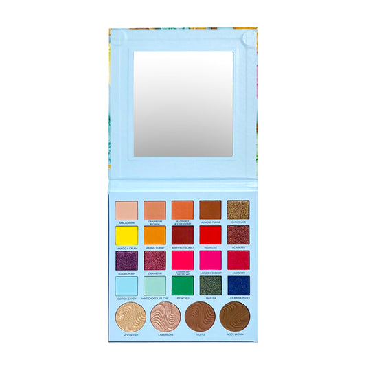 Sweet Scoops Eyeshadow Palette, matte eyeshadow palette, shimmer eyeshadow palette, non toxic eyeshadow.