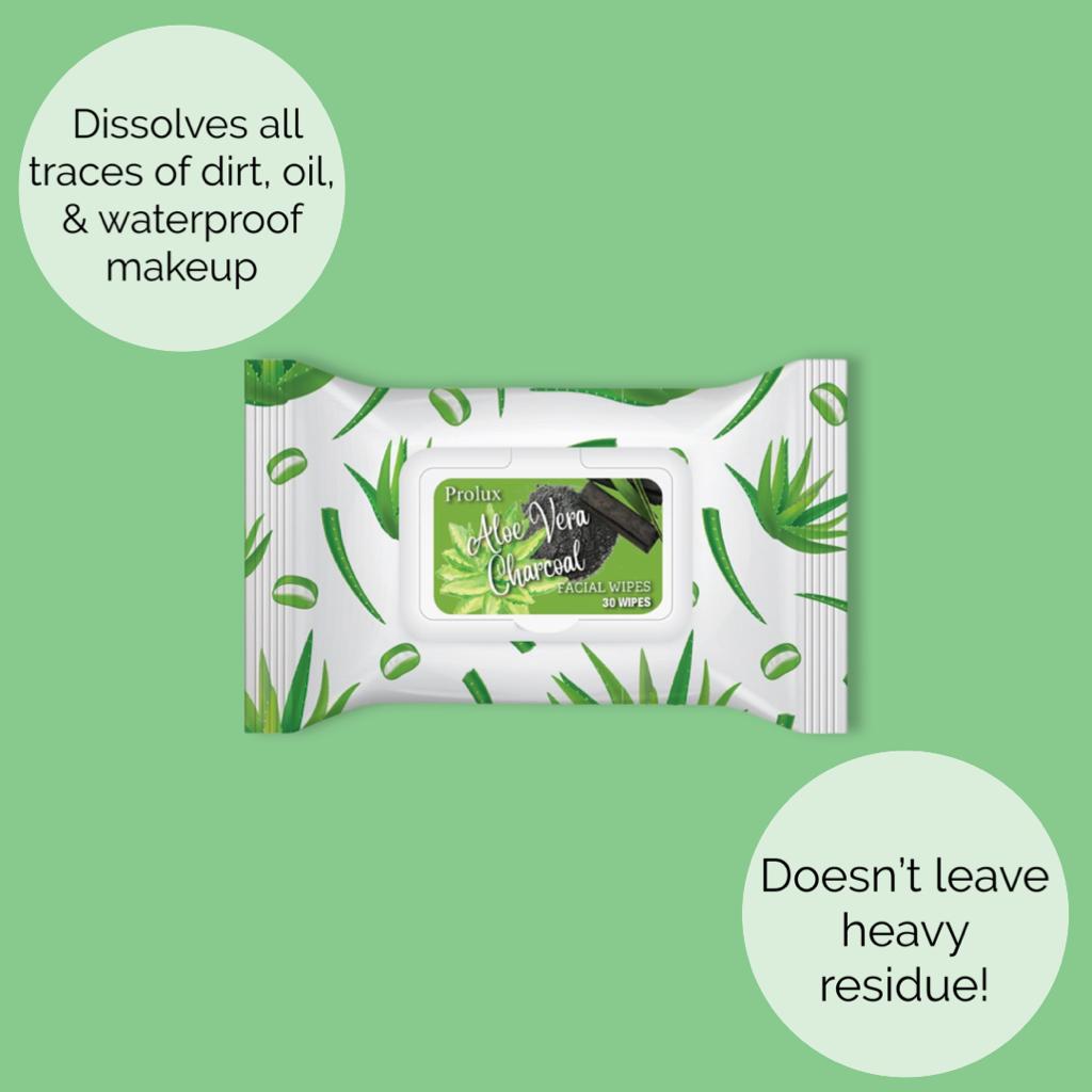 Prolux Facial Wipes, facial cleanser wipes​, makeup remover wipes​, best facial cleansing wipes