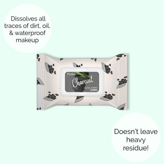 Prolux Facial Wipes, facial cleanser wipes, makeup remover wipes, best facial cleansing wipes