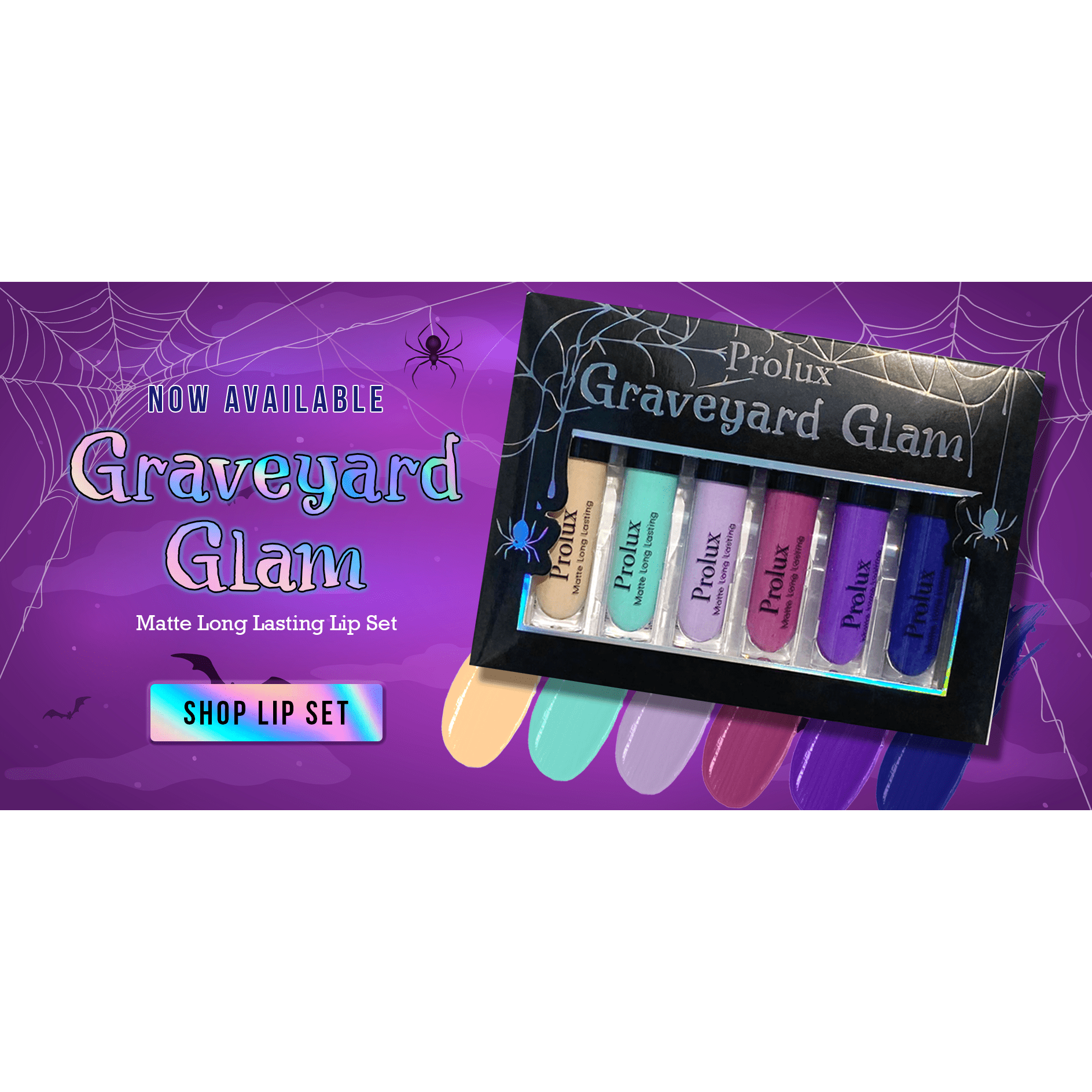 Prolux Graveyard Glam Liquid Lipstick Set, matte liquid lipstick set, matte liquid lipsticks