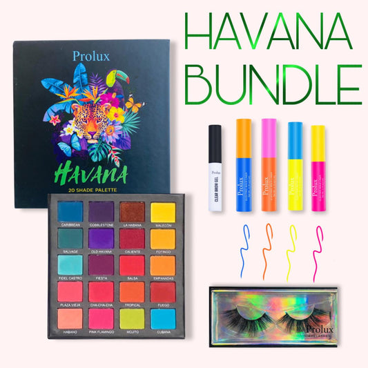 Prolux Havana Bundle, makeup set, bundle of makeup