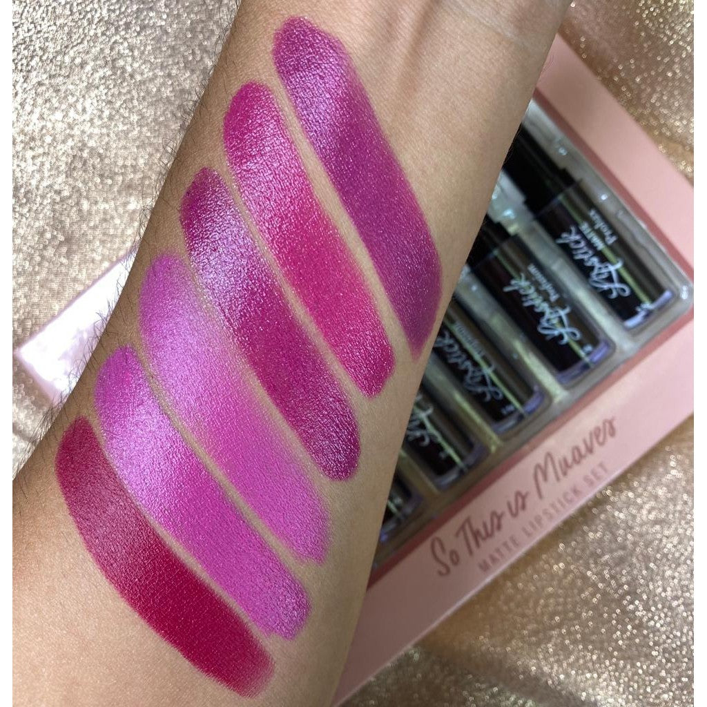 Prolux "So This Is Mauves" Matte Lipstick Set, mauve lipstick set, mauve lipsticks