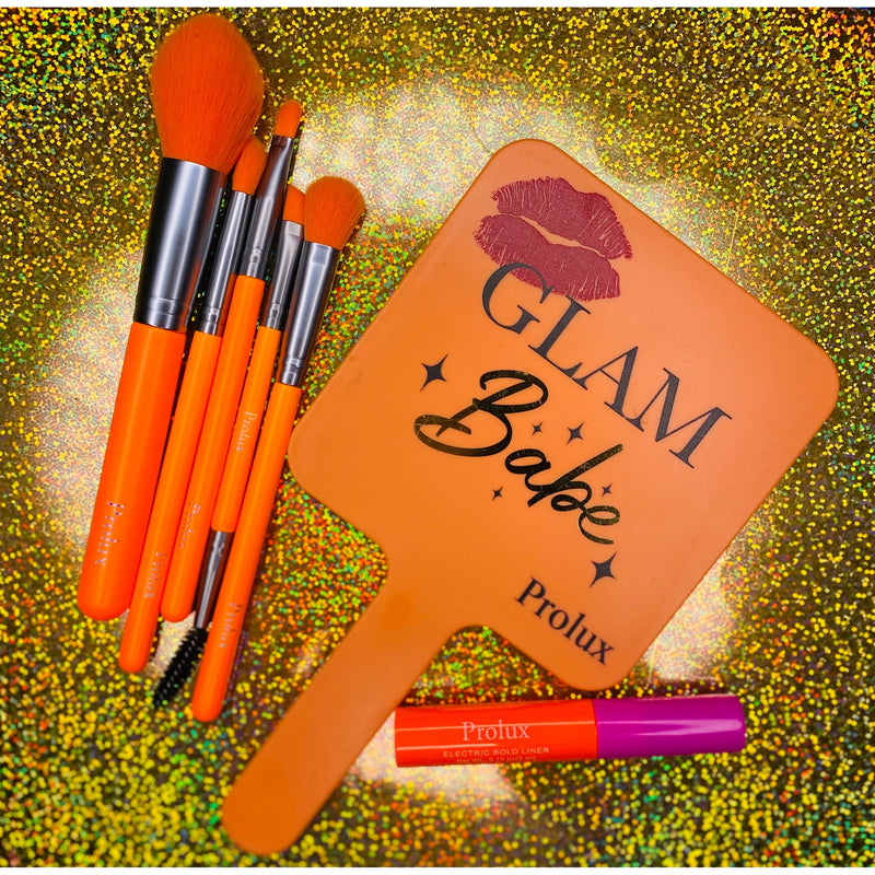 Glam babe hand held mirror