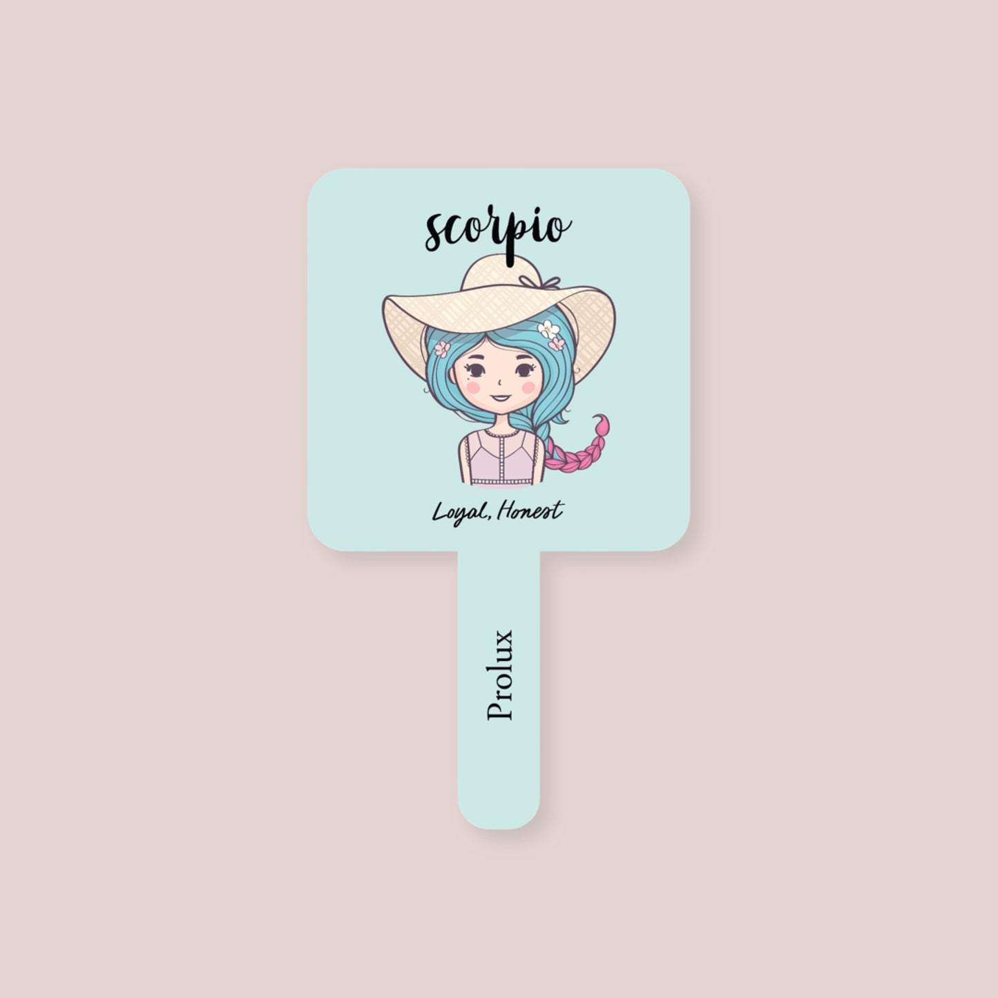 Prolux Zodiac Sign Hand Held Mirror, hand held makeup mirror, best makeup mirror